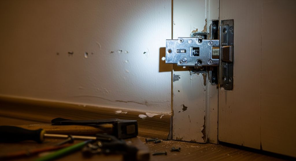 Cambio bombillo MUL-T-LOCK en Universidad